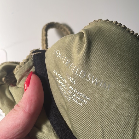 Somerfield Swim green top (Small) - Picture 2 of 3